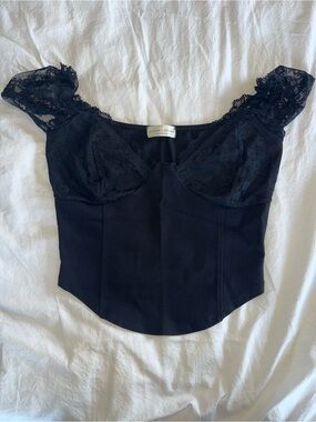 Lace crop top